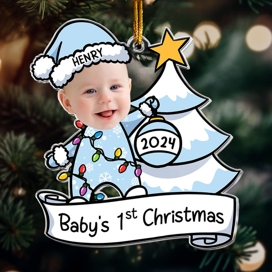 Baby_S First Christmas Personalized Acrylic Photo Ornament_2