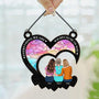 Everything We Are Is Because Of You Personalized Window Hanging Suncatcher Ornament3