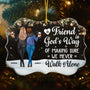 Friends We Never Walk Alone Personalized Acrylic Ornament_1_902aac5f ad0b 4f60 b741 45fa9b52da01