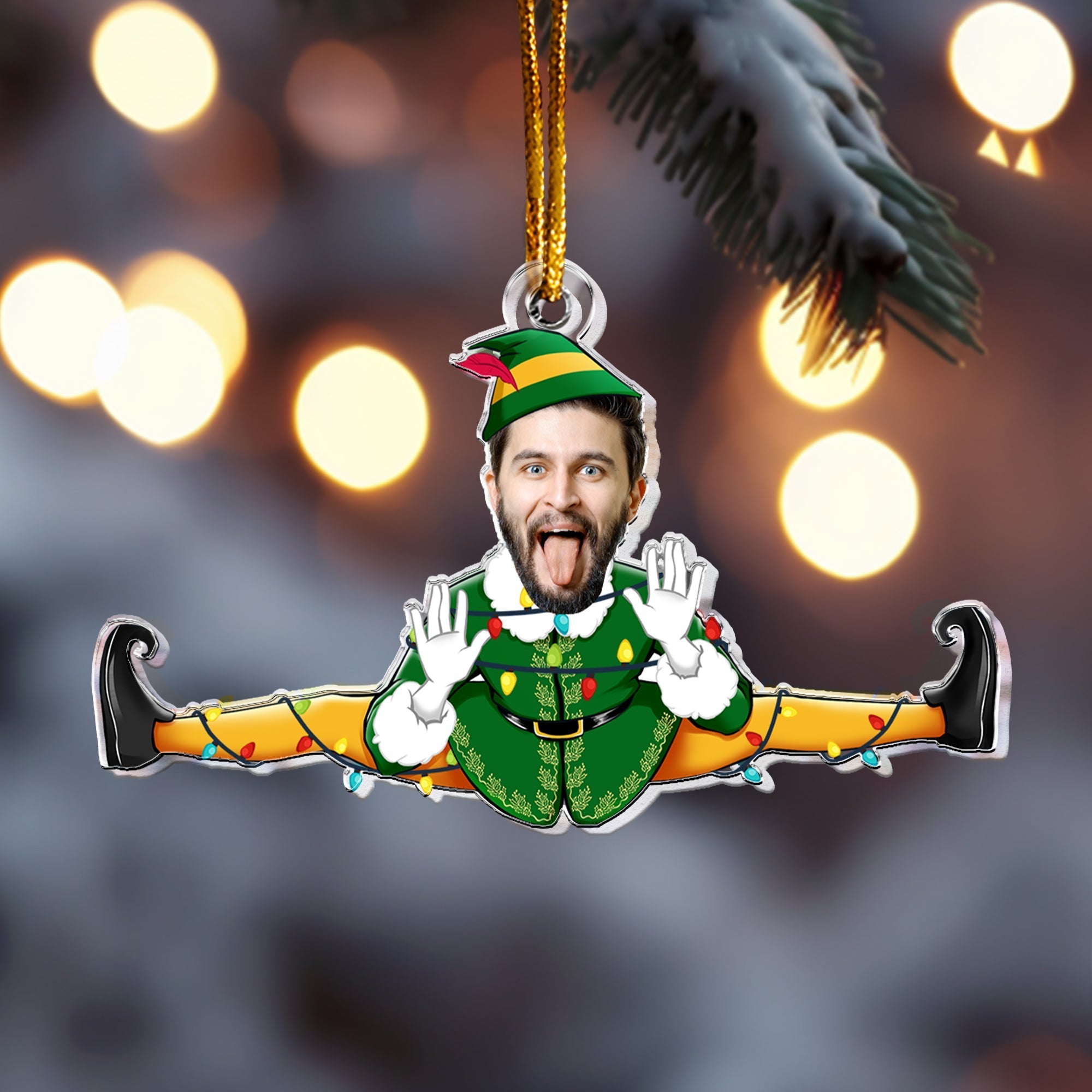 Funny Christmas Custom Face Family_ Friends Personalized Acrylic Photo Ornament_5_be3747ac 62cb 42b5 8a41 d533e8685ccd
