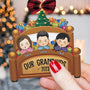 Grandkids Family Joyful Xmas In Bed Personalized Custom Shaped Wooden Ornament _3_8715862a 99b4 48d4 a4d9 2d3edfee0207