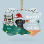 On The Naughty List We Regret Nothing  Personalized Acrylic Ornament Christmas New Year Gift For Dog Mom Dog Dad Cat Mom Cat Dad Pet Owner _5