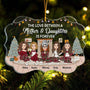 The Love Between A Mother _ Daughters Is Forever Personalized Acrylic Ornament Christmas New Year Gift For Mom Daughters _1_1